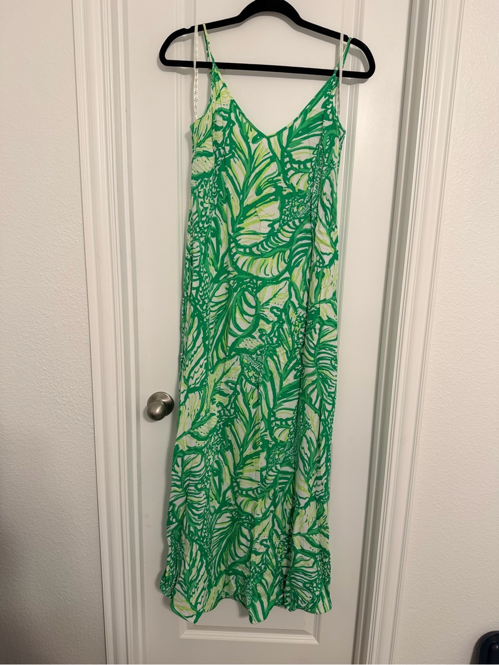 Lilly Pulitzer Green Leaf-Print Dress